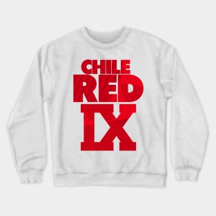 Chile Red Nine Retro Sneaker Art Crewneck Sweatshirt